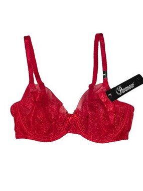 Paramour Underwire Unlined Demi Bra 34C